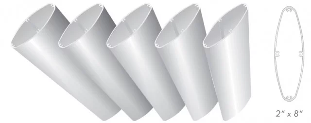 Air Foil Blade 2" x 8"