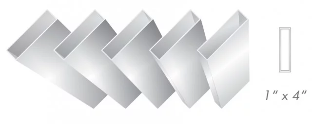 Rectangular Tube 1" x 4"