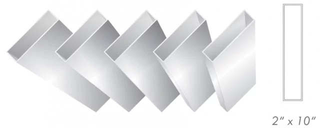 Rectangular Tube 2" x 10"