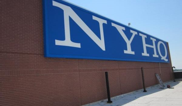 NYHQ Roof Sign