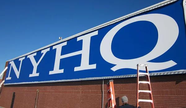 NYHQ Roof Sign